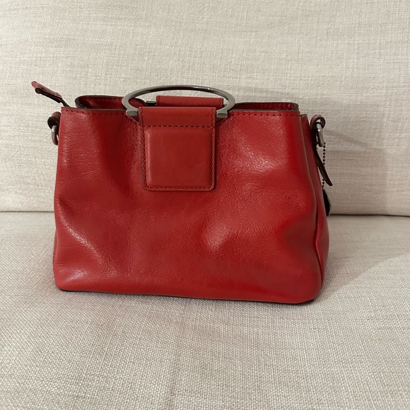 Patricia Nash Empoli leather satchel (scarlet) - Picture 5 of 12